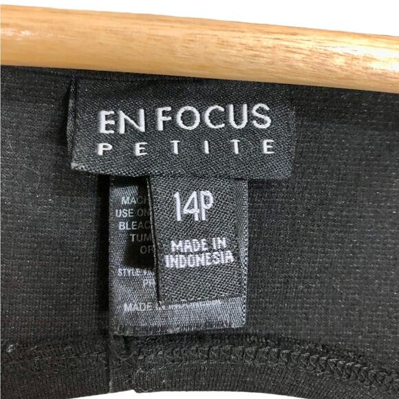 Enfocus Studio Retro Polka Dot Dress Keyhole Back Size 14P - Picture 2 of 6